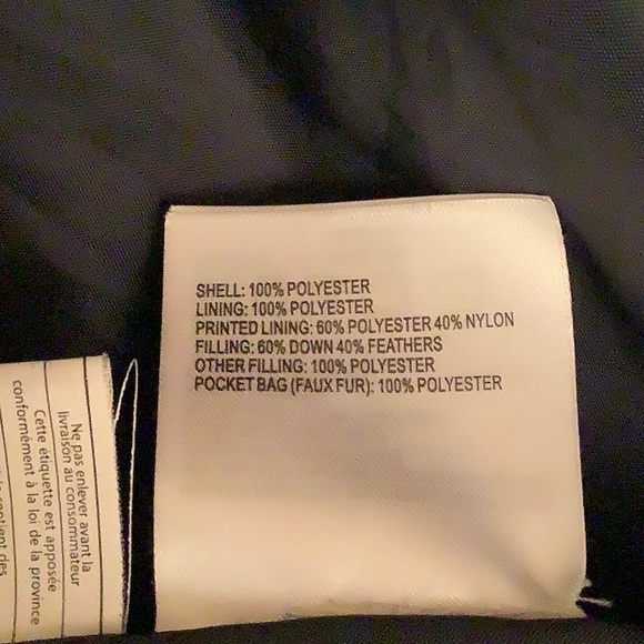 Navy blue down jacket - Picture 4 of 4